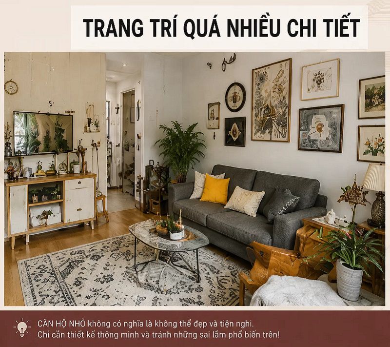 Lựa Chọn Và Sắp Xếp Đồ Đạc Không Phù Hợp Kích Thước
