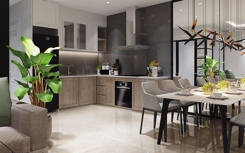 Yếu tố cốt lõi định hình gian bếp căn hộ hiện đại