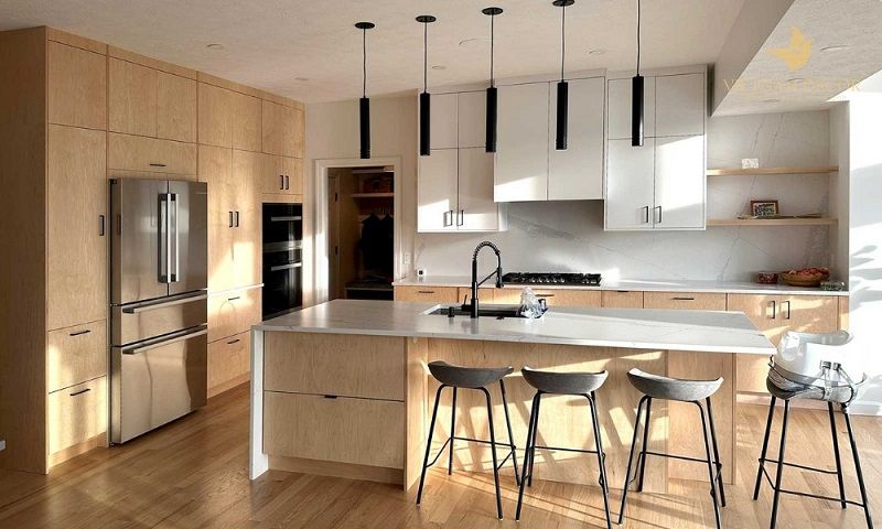 Nguyên tắc vàng khi bố trí tủ bếp chung cư diện tích nhỏ