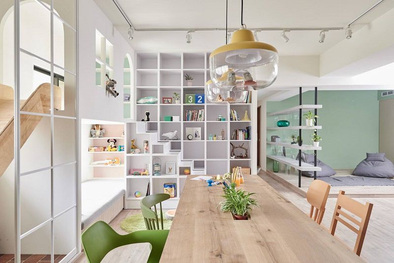 Giải pháp tối ưu nội thất căn hộ cho gia đình trẻ đẹp và gọn gàng