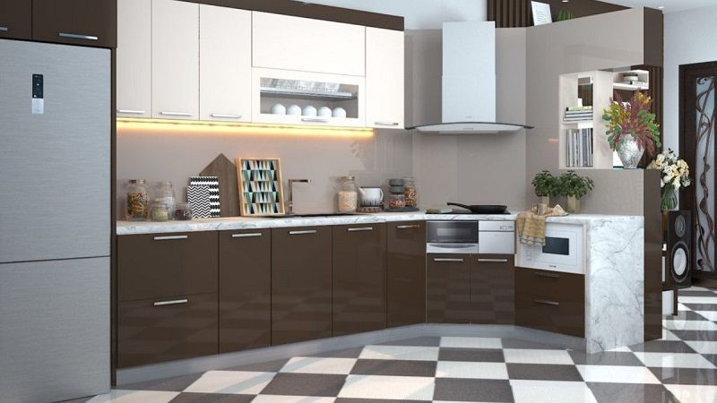 Các dáng tủ bếp phổ biến cho căn hộ chung cư hiện đại